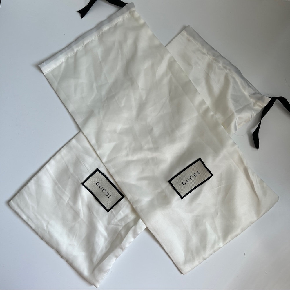 Gucci dust bags set of 2